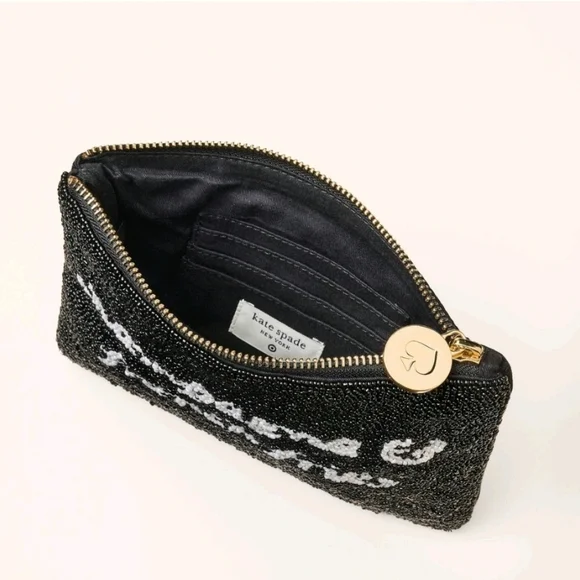 Kate Spade Black Beaded Bag NWT - Picture 5 of 5